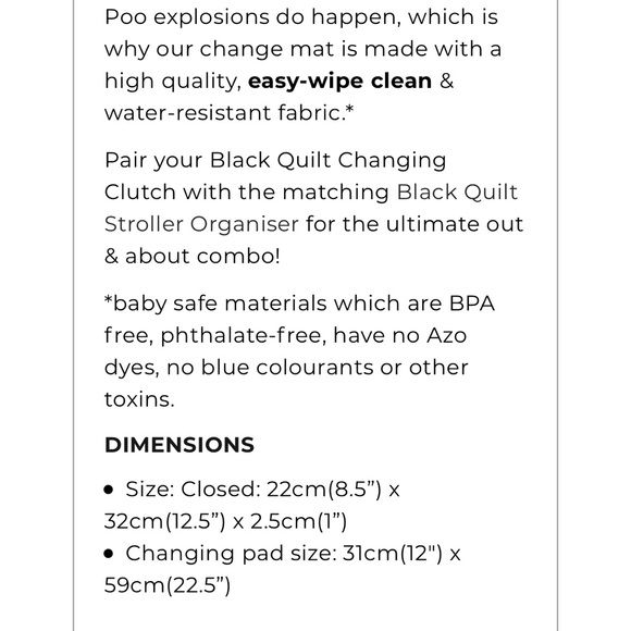 Diaper Clutch - Black - Picture 8 of 8